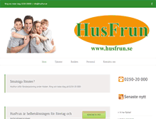 Tablet Screenshot of husfrun.se